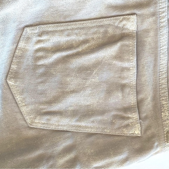 Helmut Lang White Paint Splatter Gray Low Rise Jeans Size 26 - Picture 6 of 10